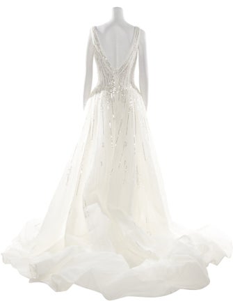 Saiid Kobeisy Mesh Long Dress