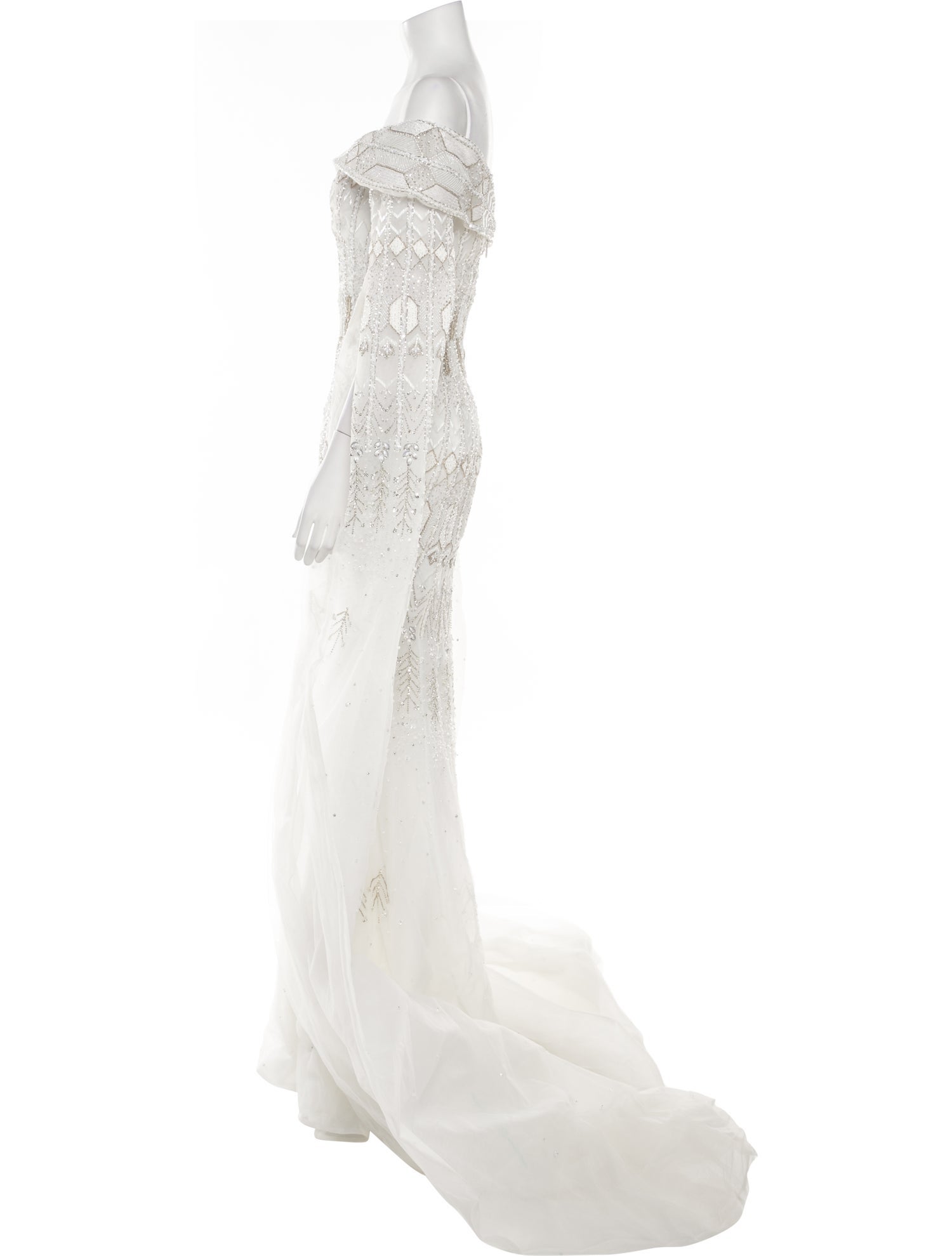 Saiid Kobeisy Strapless Long Dress