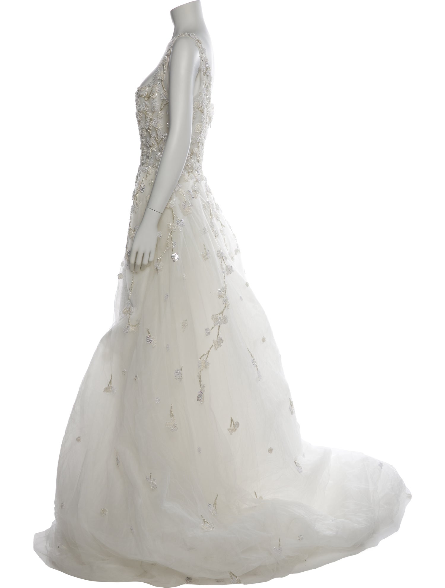 Saiid Kobeisy Square Neckline Long Dress