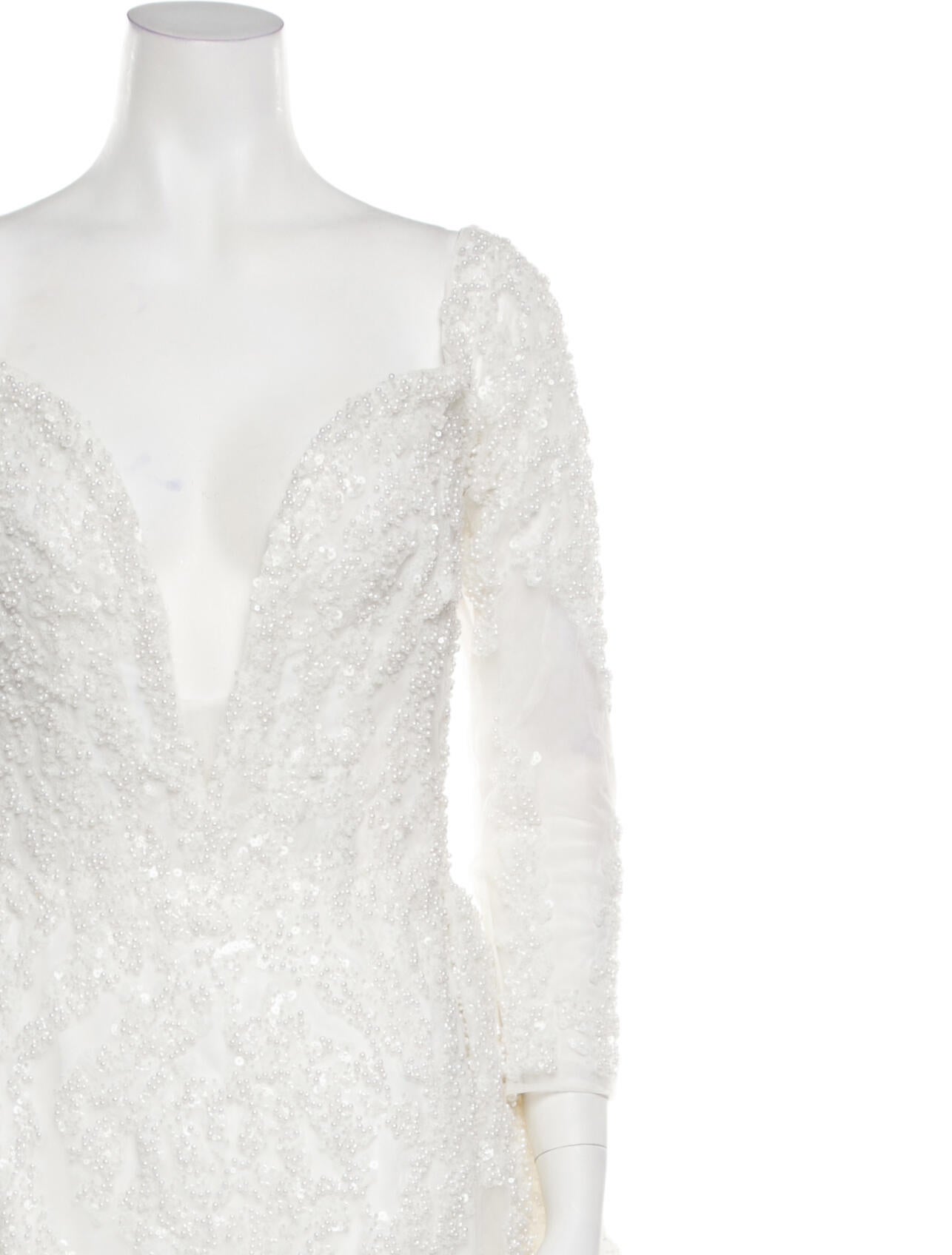 Saiid Kobeisy V-Neck Long Dress