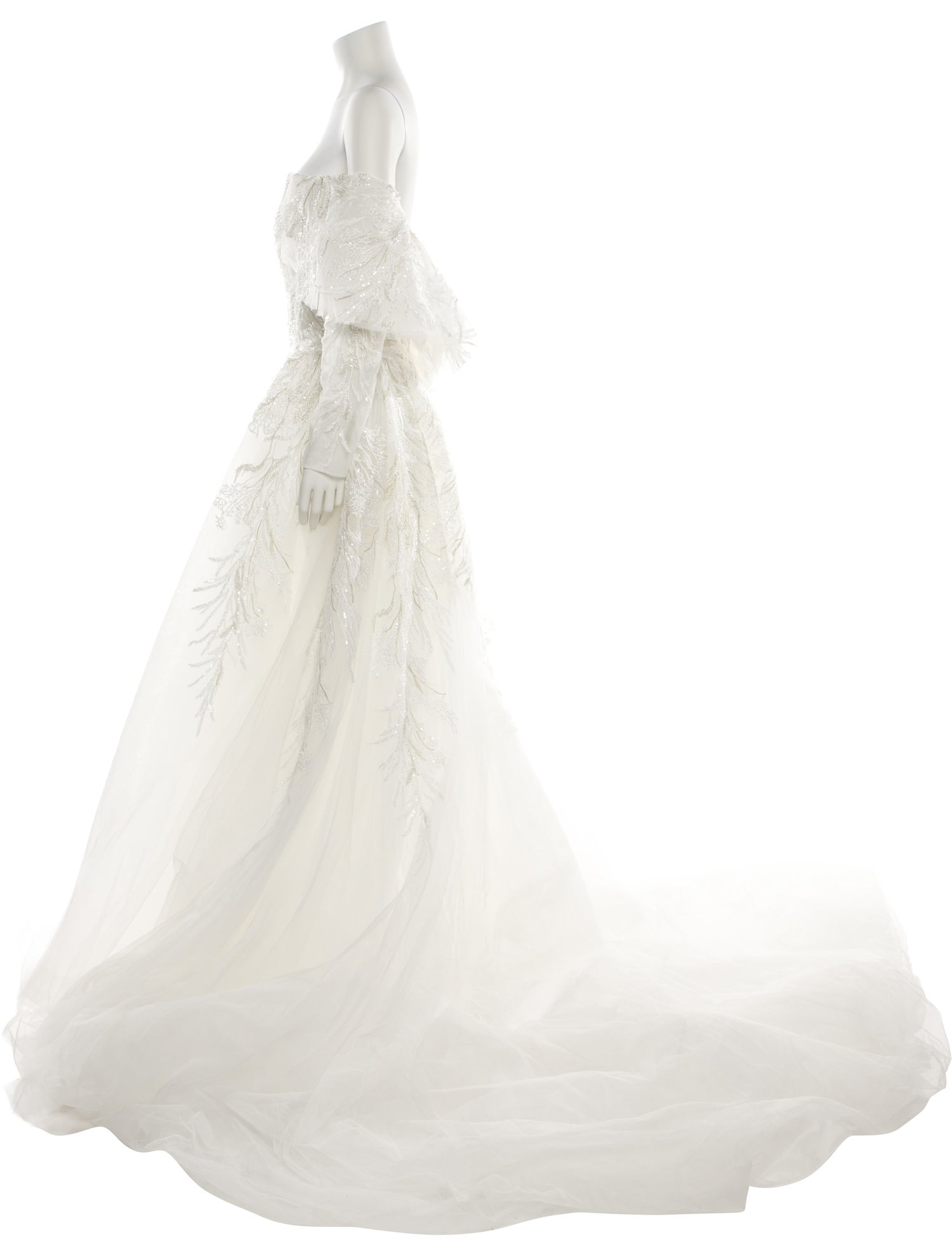 Saiid Kobeisy Strapless Long Dress