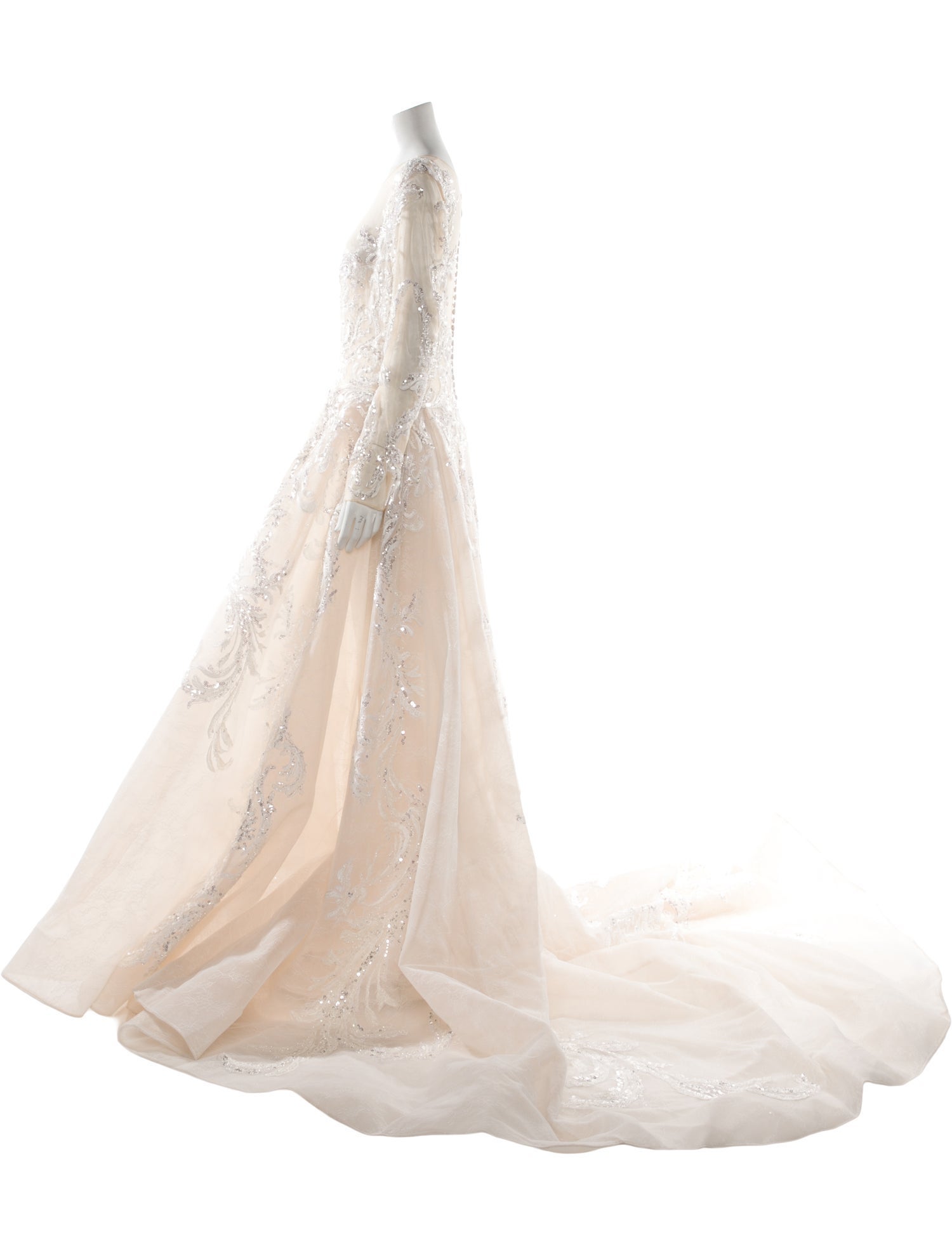 Saiid Kobeisy Crew Neck Long Dress w/ Tags