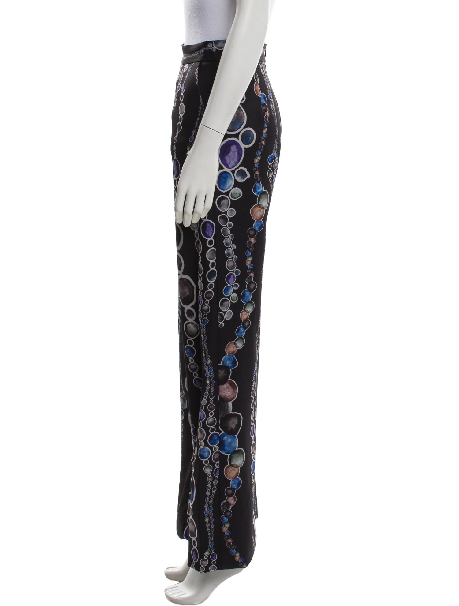 Saiid Kobeisy Printed Wide Leg Pants w/ Tags