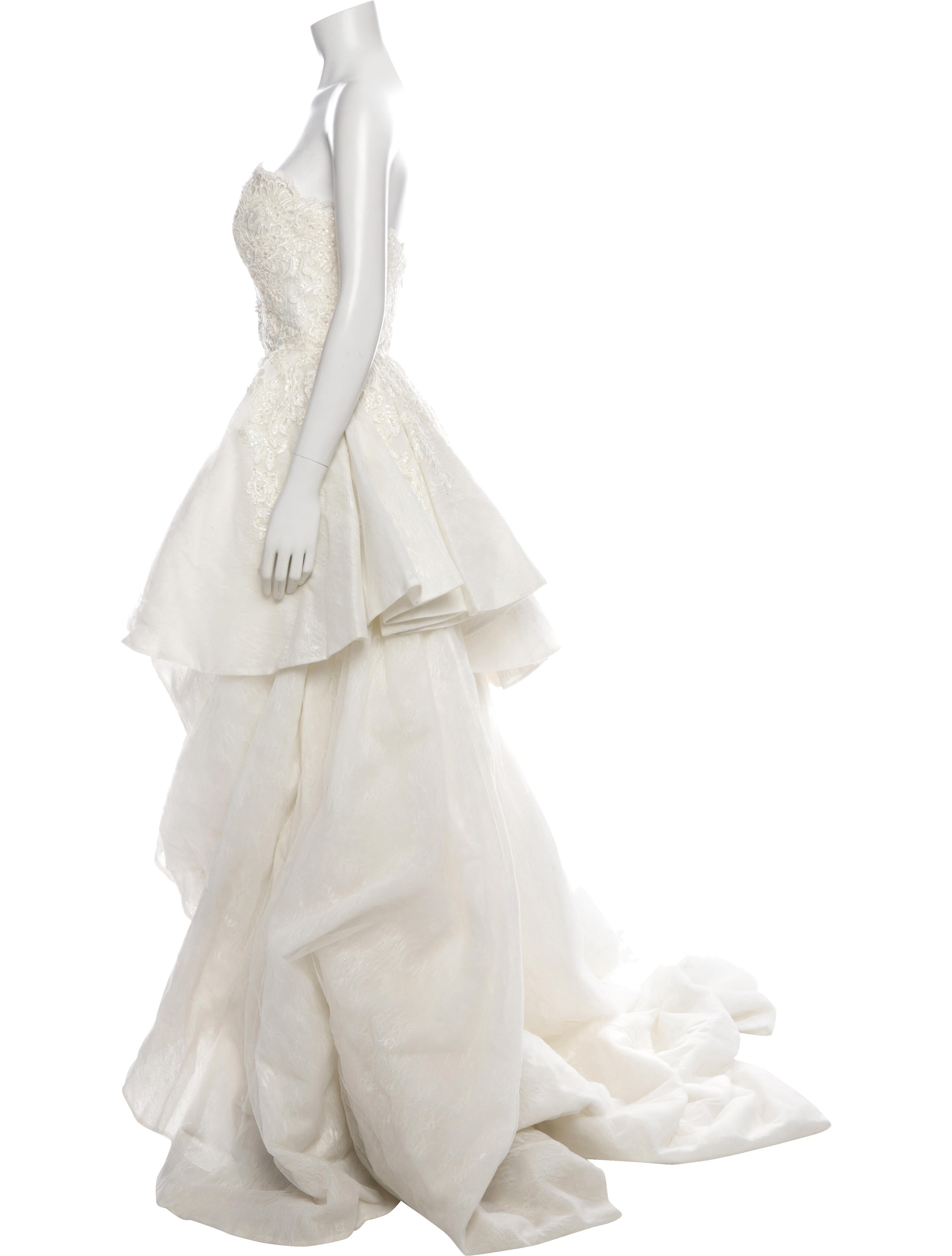 Saiid Kobeisy Strapless Long Dress