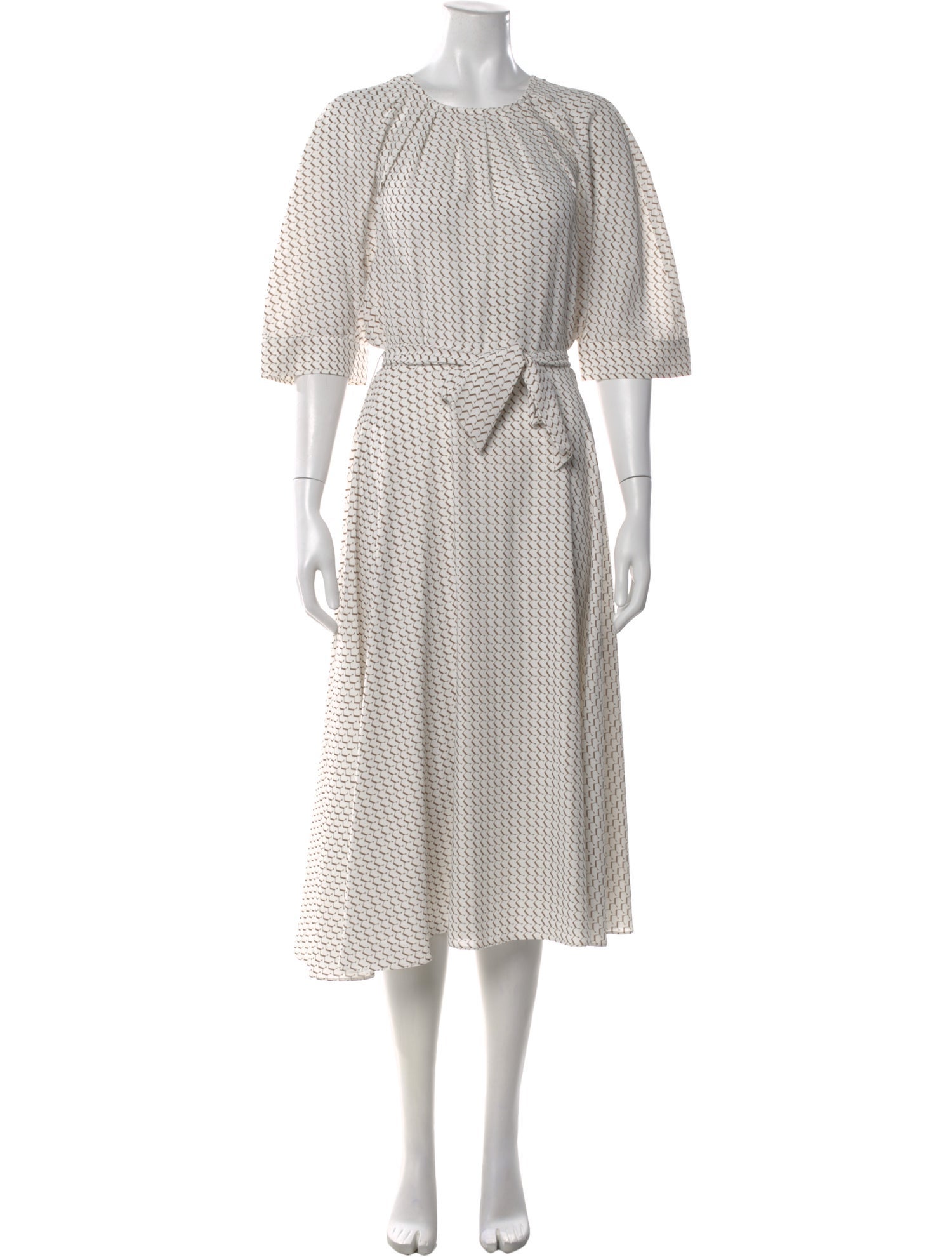 Saiid Kobeisy Printed Midi Length Dress w/ Tags