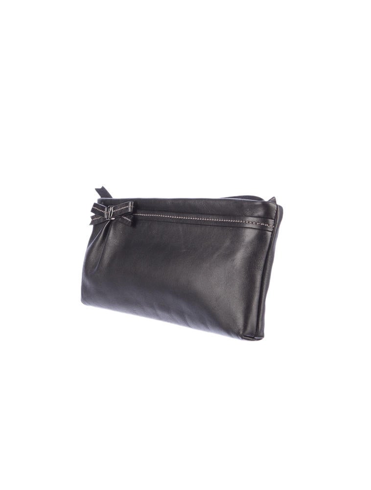 Salvatore Ferragamo Leather Clutch