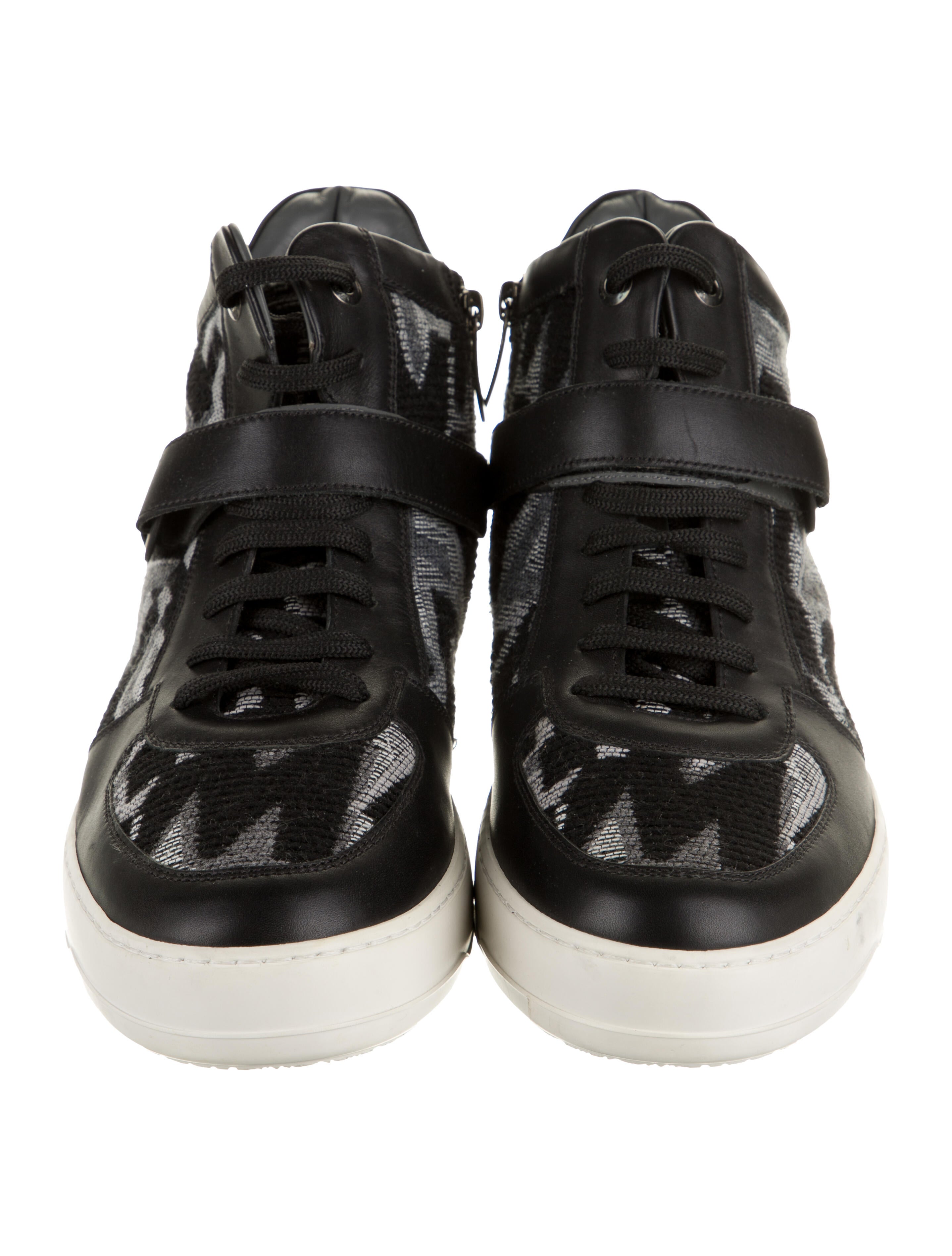 ferragamo high top sneakers