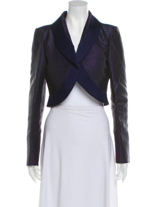 Salvatore Ferragamo Silk Bolero Purple