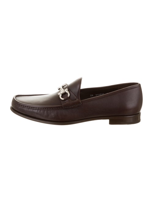 Salvatore Ferragamo Leather Gancini Loafers