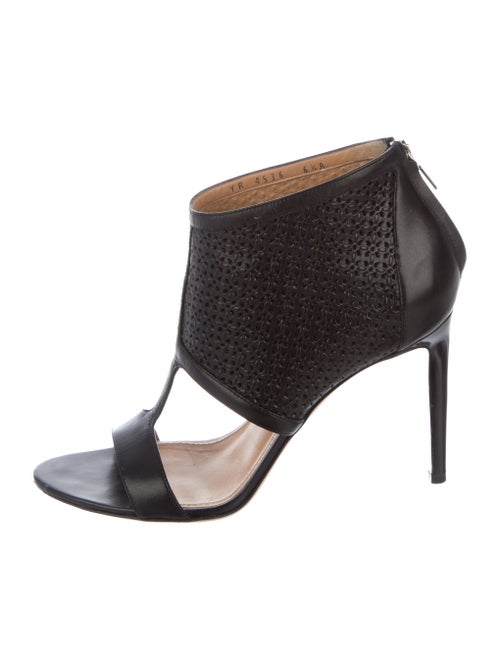 Salvatore Ferragamo Leather Sandals Black