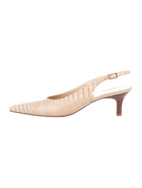 Salvatore Ferragamo Leather Slingback Pumps