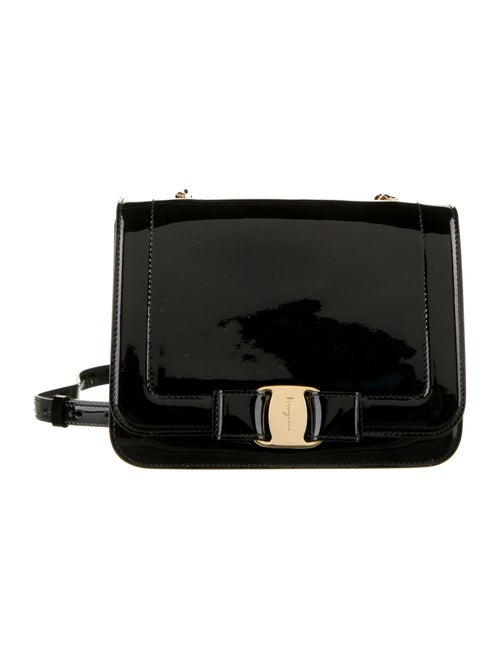 Salvatore Ferragamo Vara Crossbody Bag Black