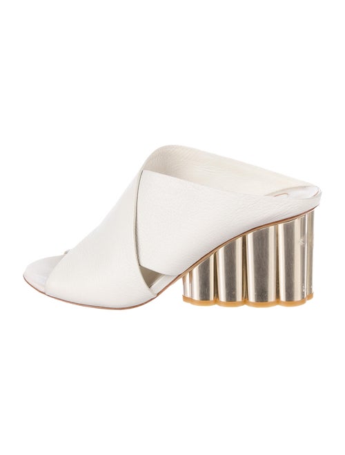 Salvatore Ferragamo Leather Mules