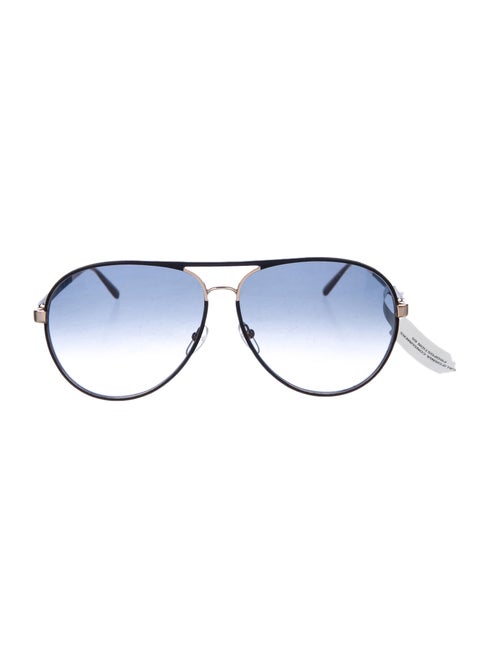 Salvatore Ferragamo Aviator Gradient Sunglasses Bl