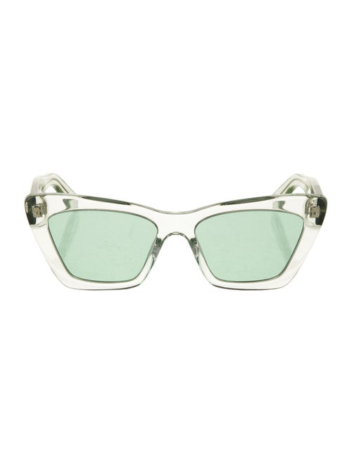 Salvatore Ferragamo Acetate Cat-Eye Sunglasses Gre