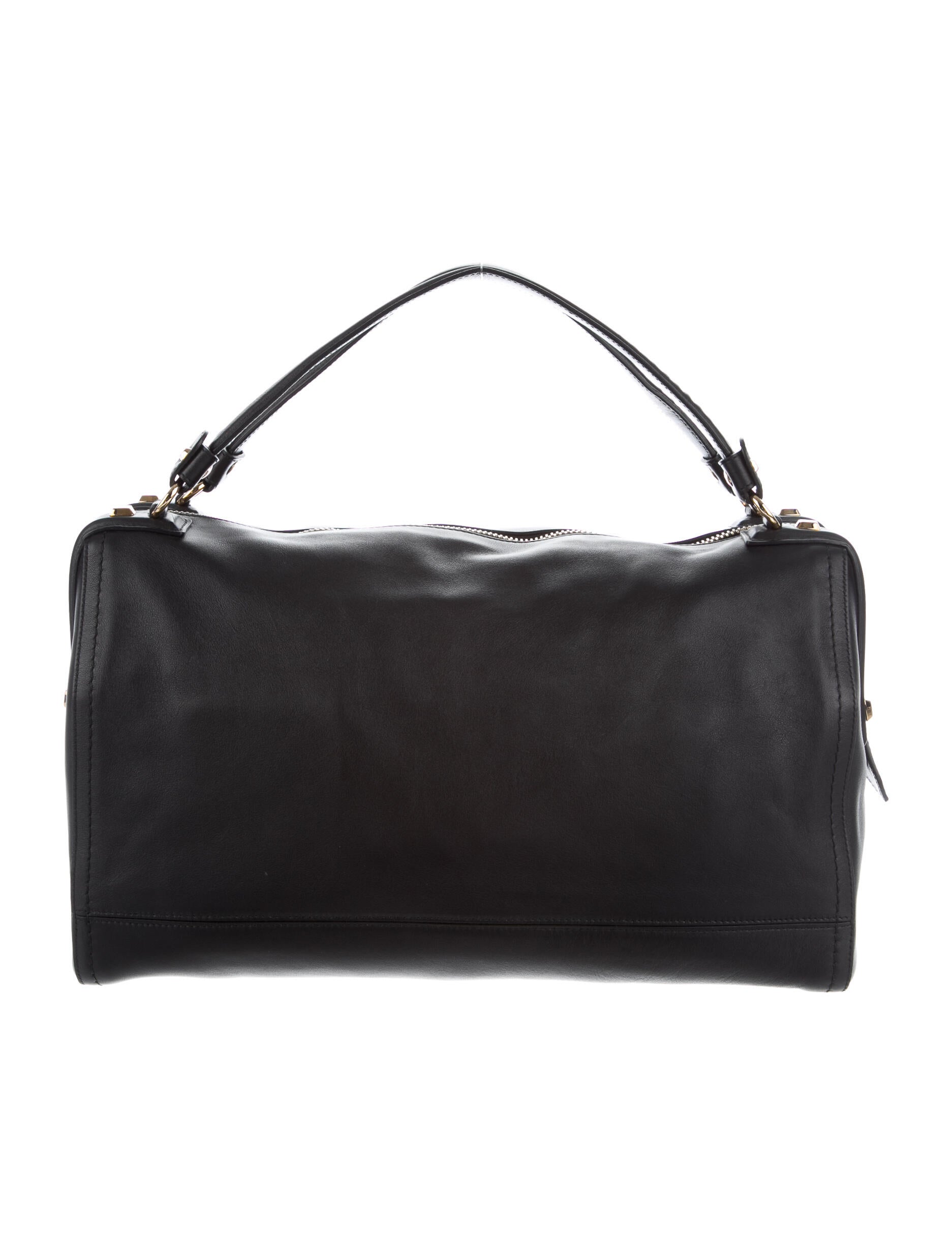 Salvatore Ferragamo Darya Top Handle Bag w/ Tags - Black Handle