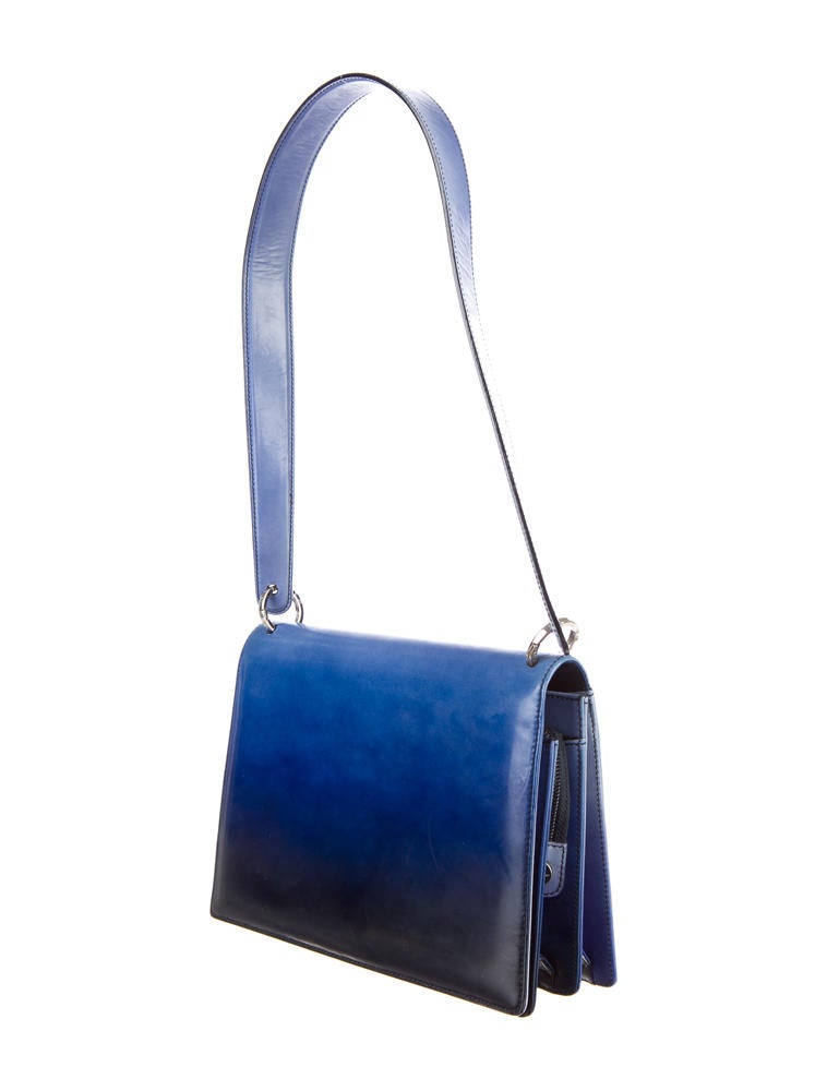 Salvatore Ferragamo Ombré Shoulder Bag - Blue Shoulder Bags