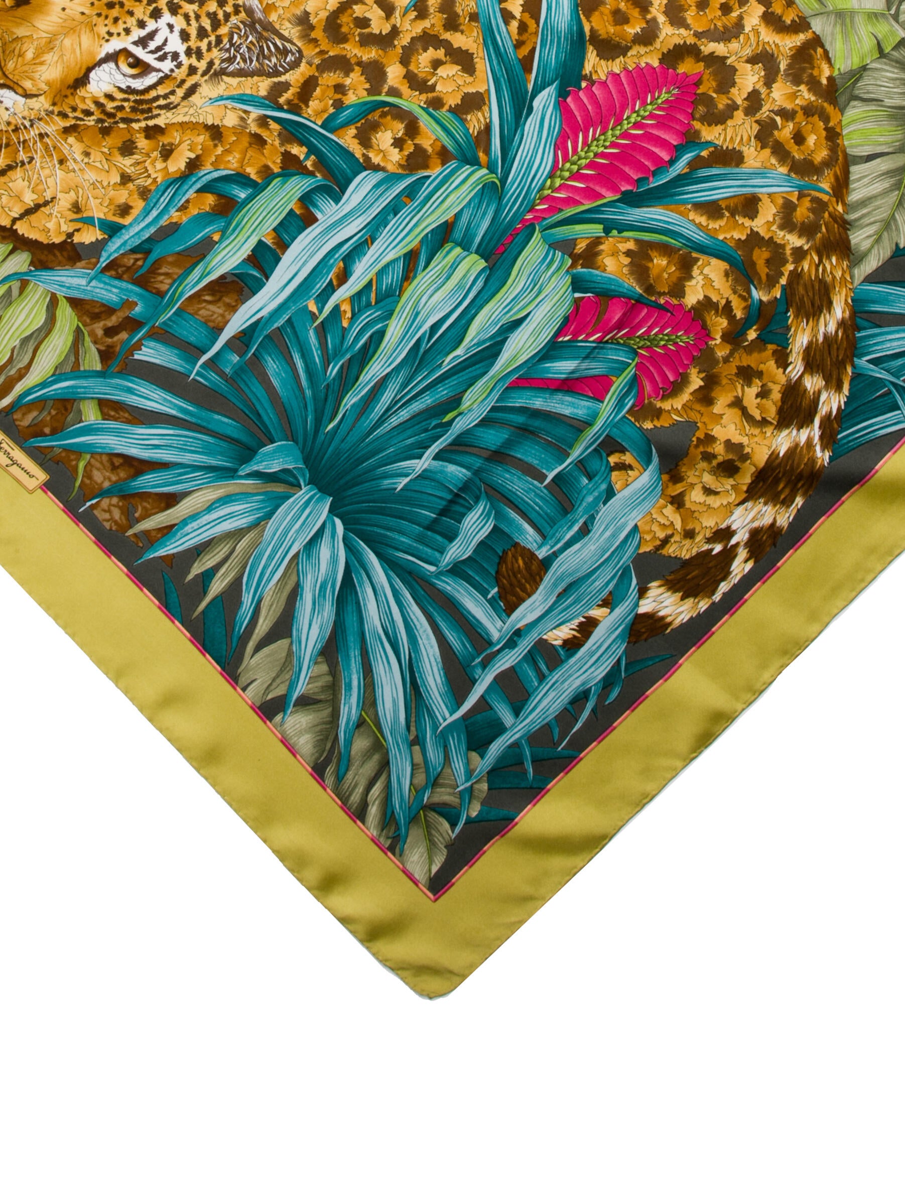 Salvatore Ferragamo Silk Printed Bandana