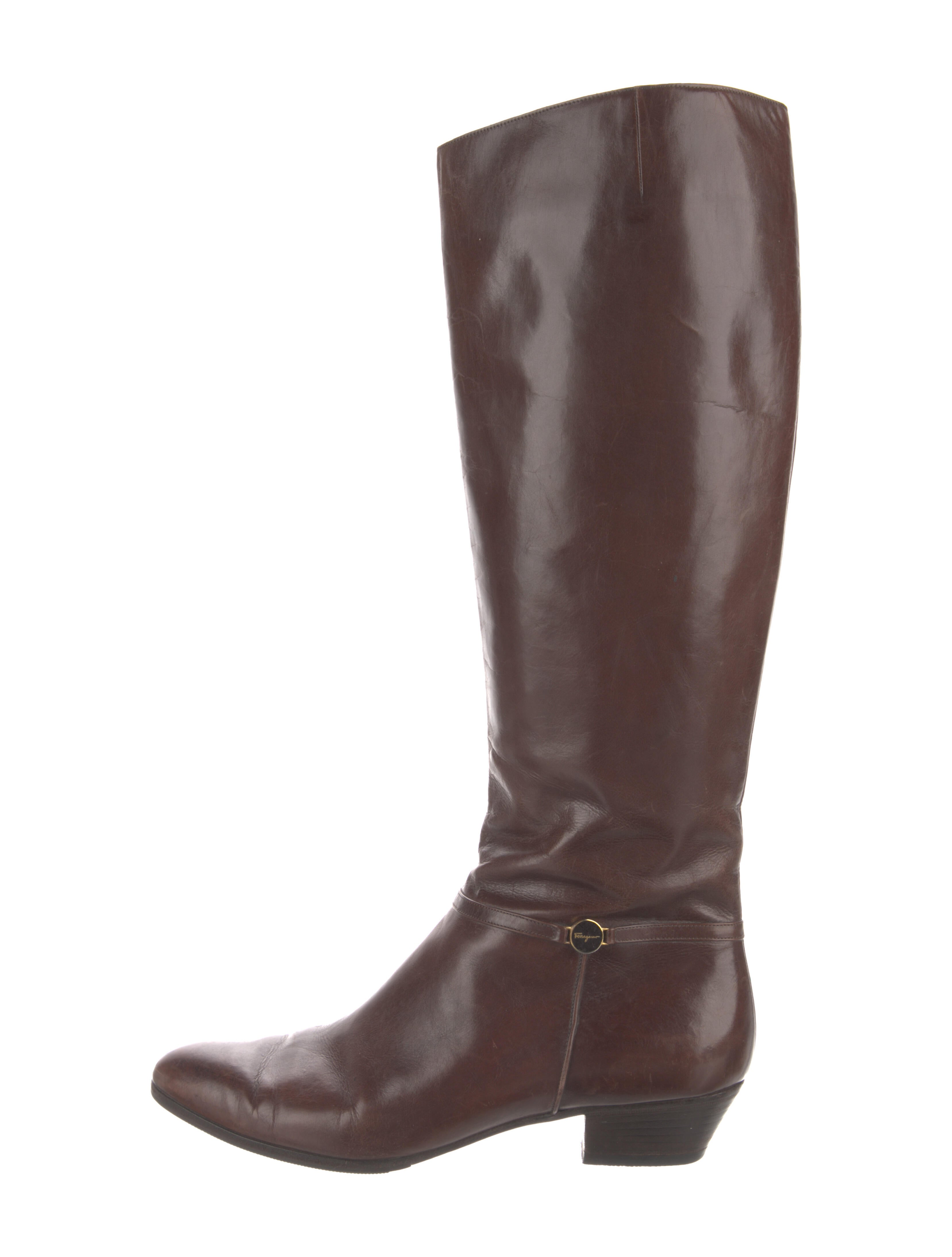 ferragamo riding boots