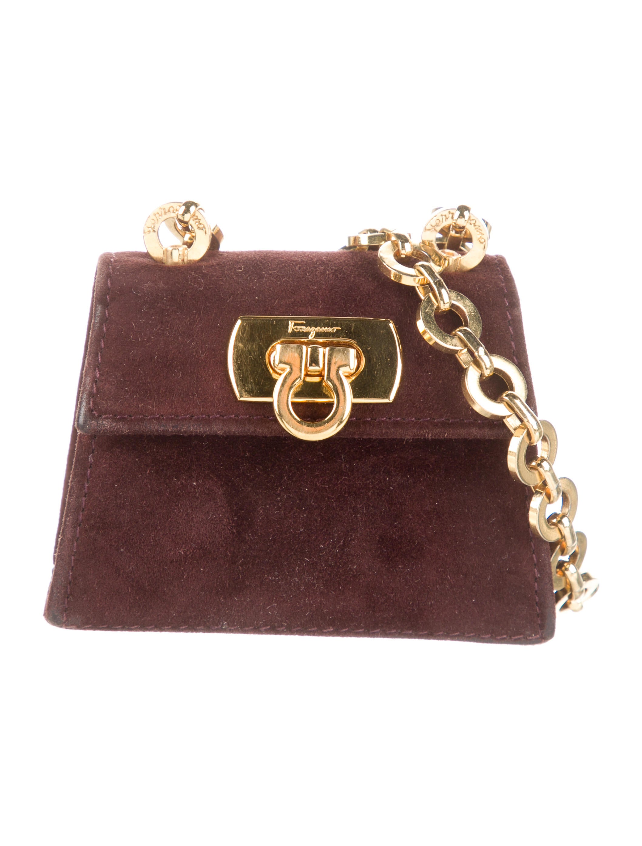 Salvatore Ferragamo Suede Mini Bag