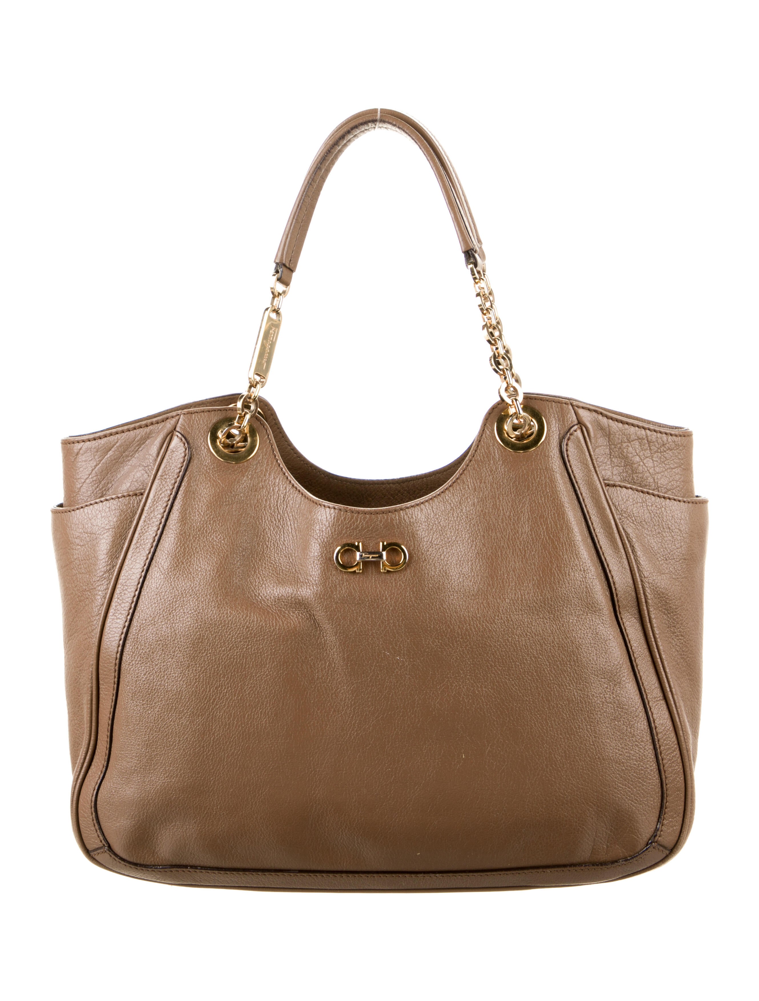 Ferragamo Brown Shoulder Bag main image 0