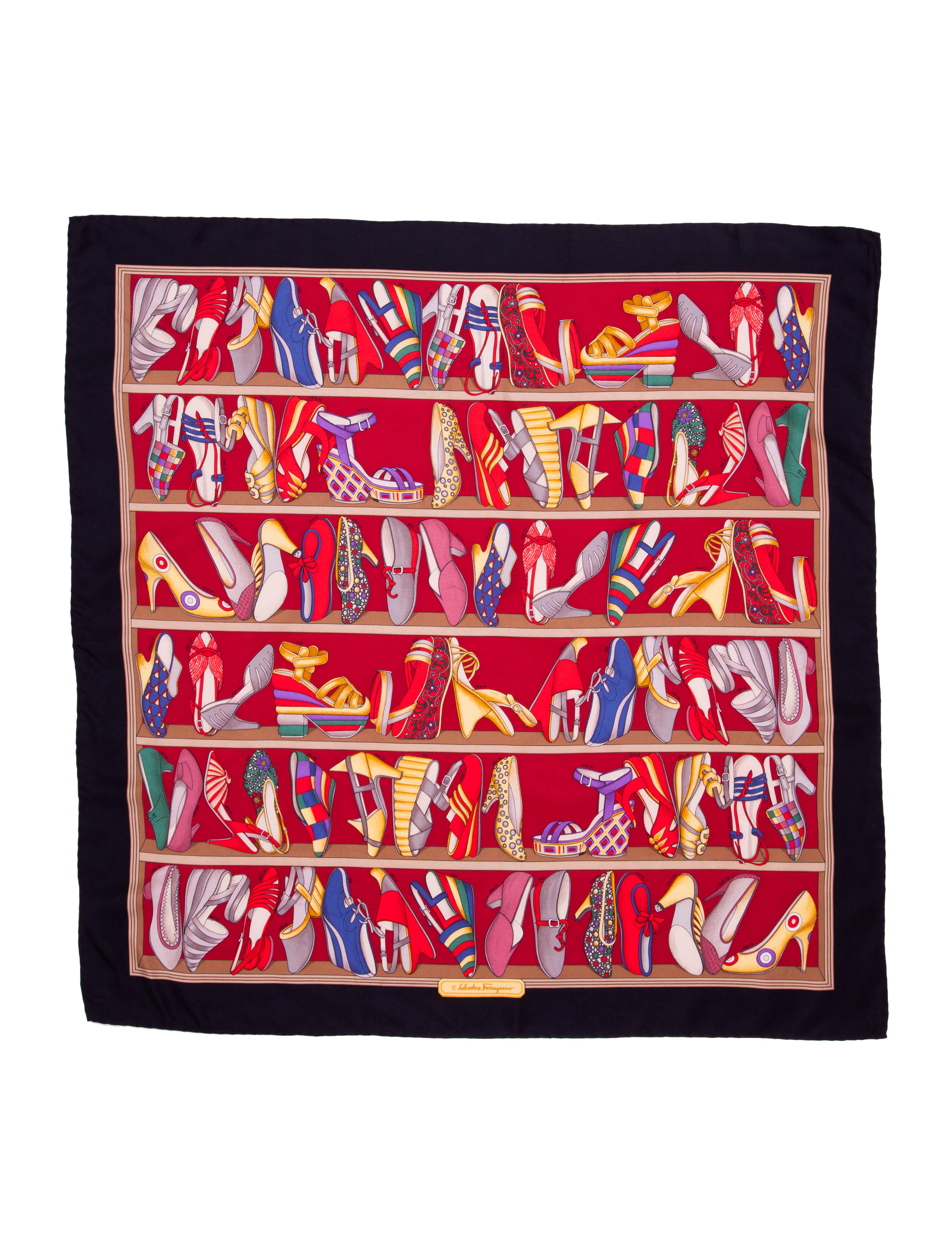 Salvatore Ferragamo Silk Printed Scarf