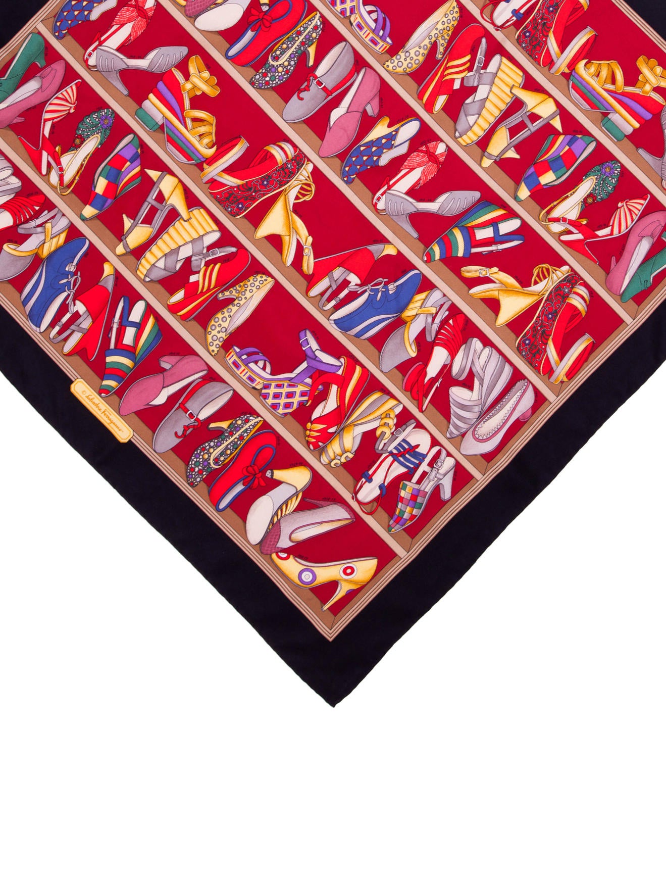 Salvatore Ferragamo Silk Printed Scarf