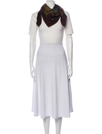 Salvatore Ferragamo Silk Printed Scarf