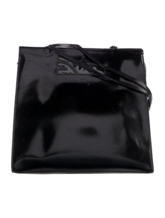 Salvatore Ferragamo Patent Leather Tote Bag