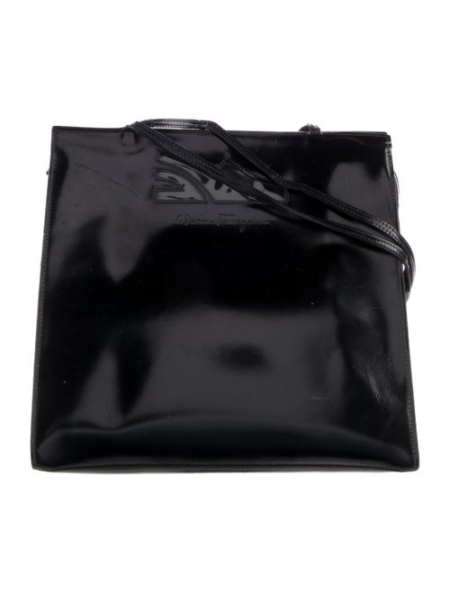 Salvatore Ferragamo Patent Leather Tote Bag