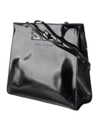 Salvatore Ferragamo Patent Leather Tote Bag