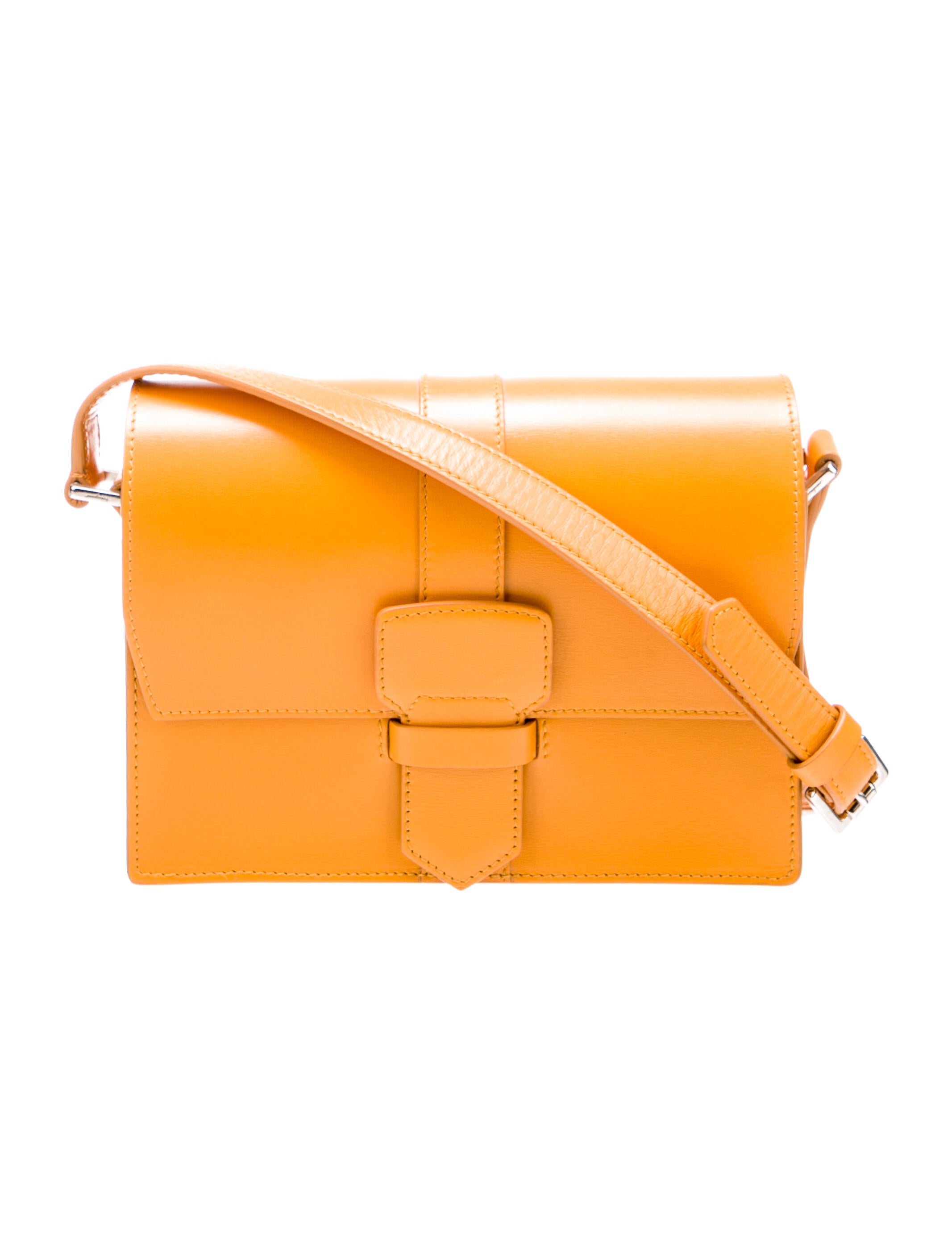 Salvatore Ferragamo Altea Box Crossbody Orange Crossbody Bags