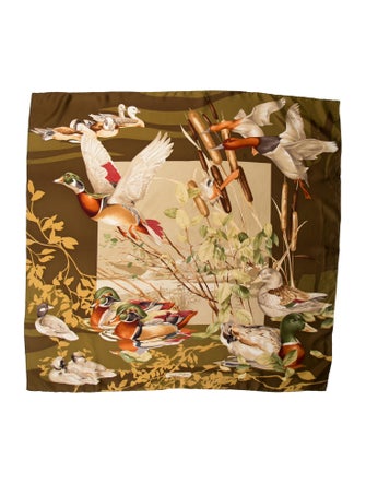 Salvatore Ferragamo Silk Printed Scarf