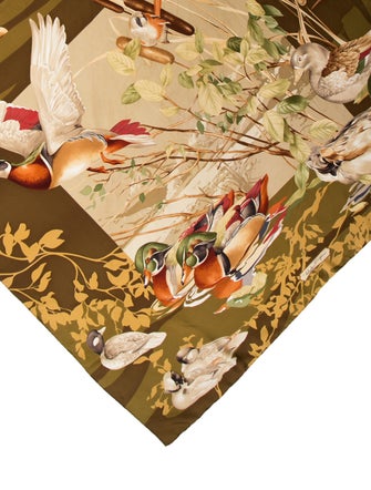 Salvatore Ferragamo Silk Printed Scarf