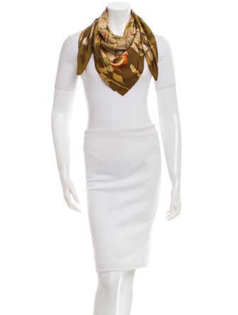 Salvatore Ferragamo Silk Printed Scarf