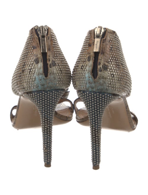 Salvatore Ferragamo Vara Bow Accent Leather T-Strap Sandals