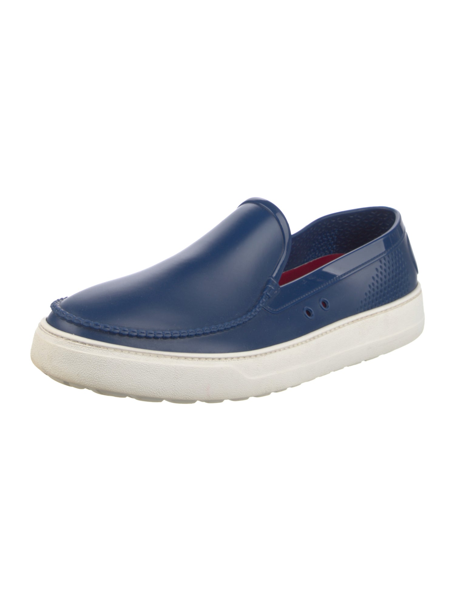 Salvatore Ferragamo Rubber Sneakers - Blue Sneakers, Shoes  display picture 1
