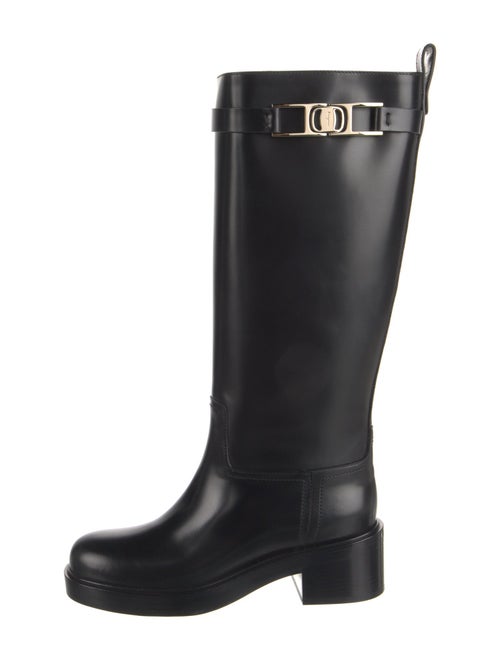 Salvatore Ferragamo Calf Leather Rain Boots