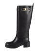 Salvatore Ferragamo Calf Leather Rain Boots