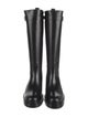 Salvatore Ferragamo Calf Leather Rain Boots