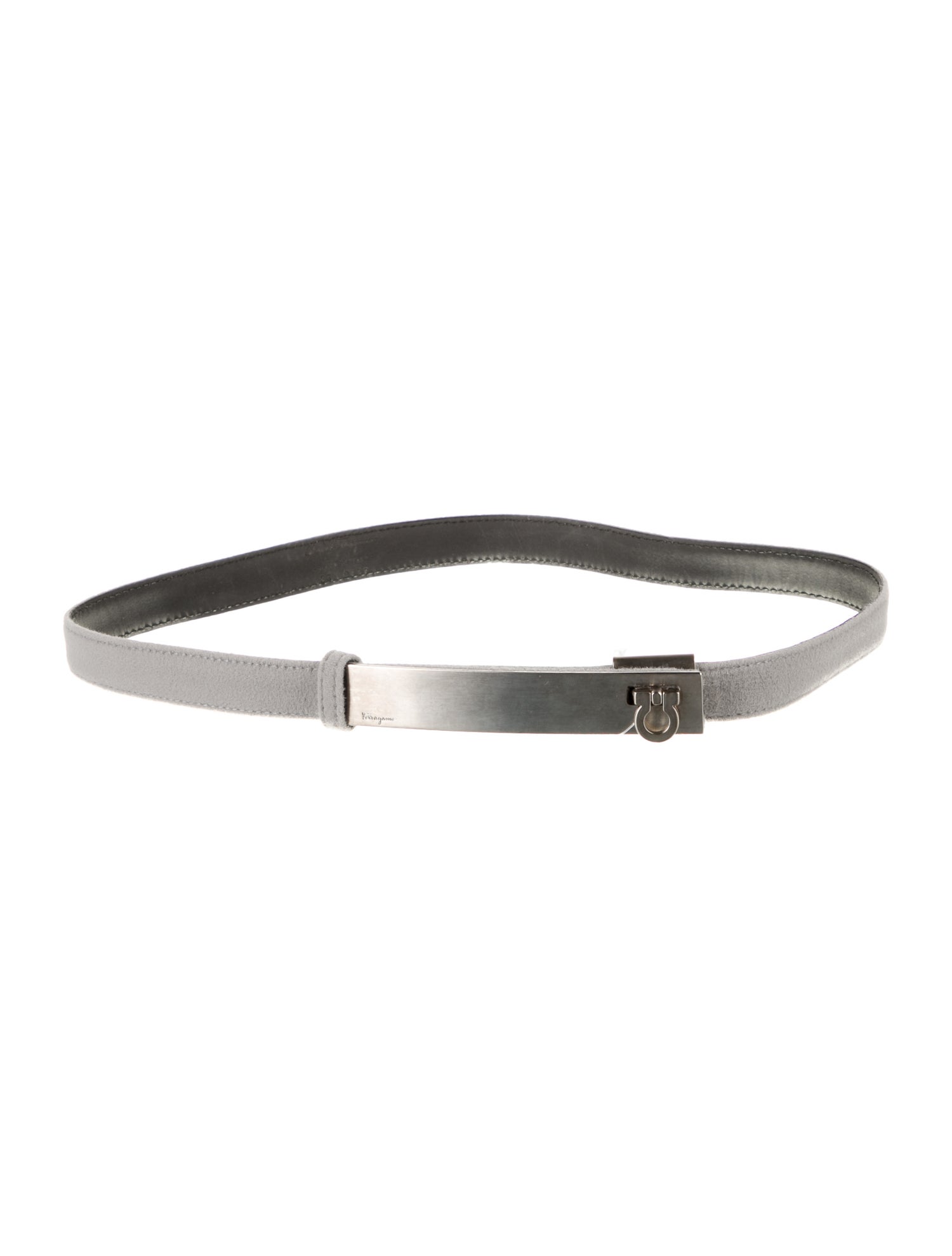 salvatore ferragamo suede belt