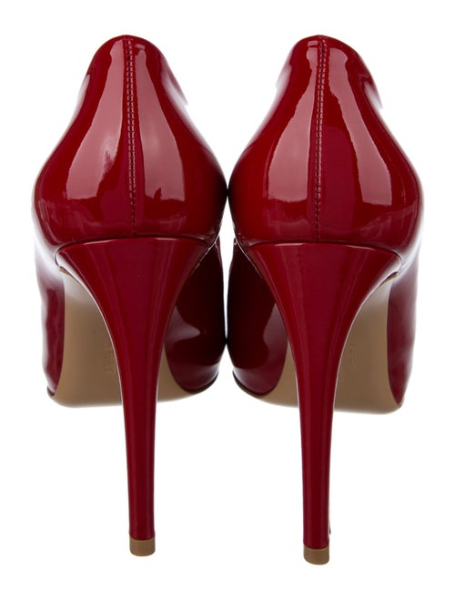 Salvatore Ferragamo Patent Leather Bow Accents Pumps
