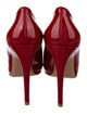 Salvatore Ferragamo Patent Leather Bow Accents Pumps