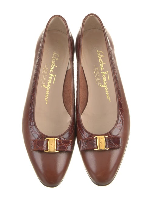 Salvatore Ferragamo Leather Flats