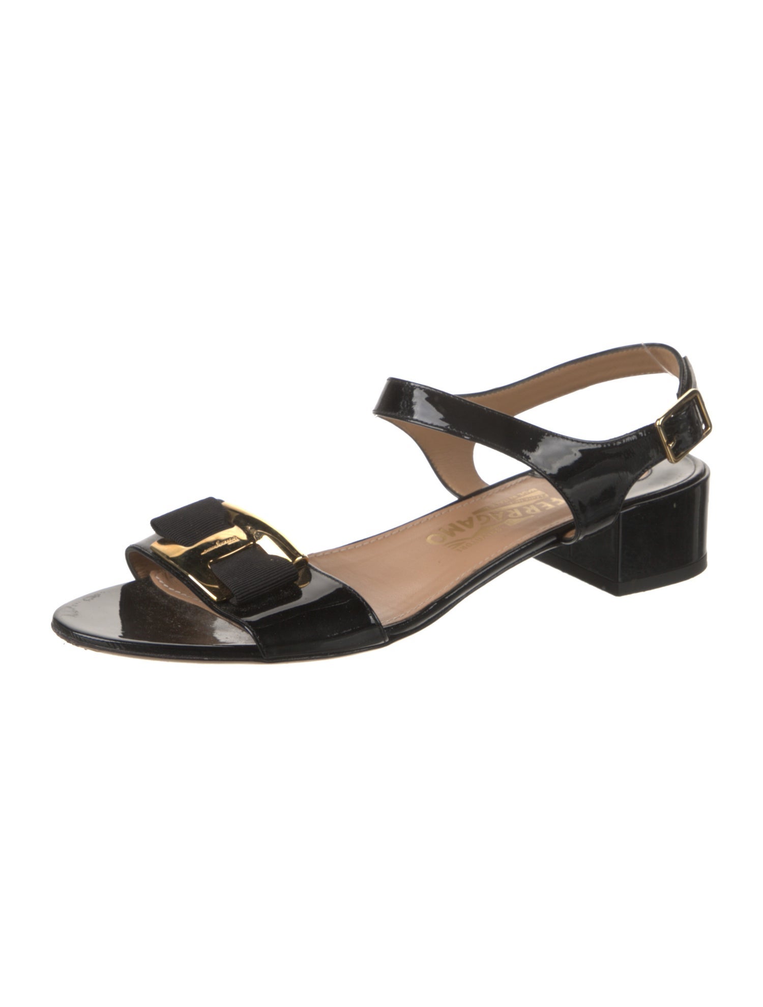 ferragamo black sandals