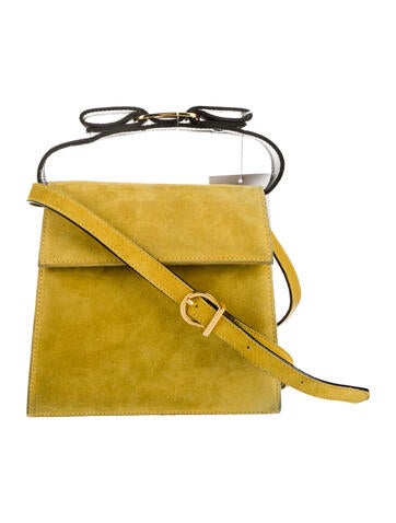 Salvatore Ferragamo Crossbody Bags Leather Trim Suede Bag
