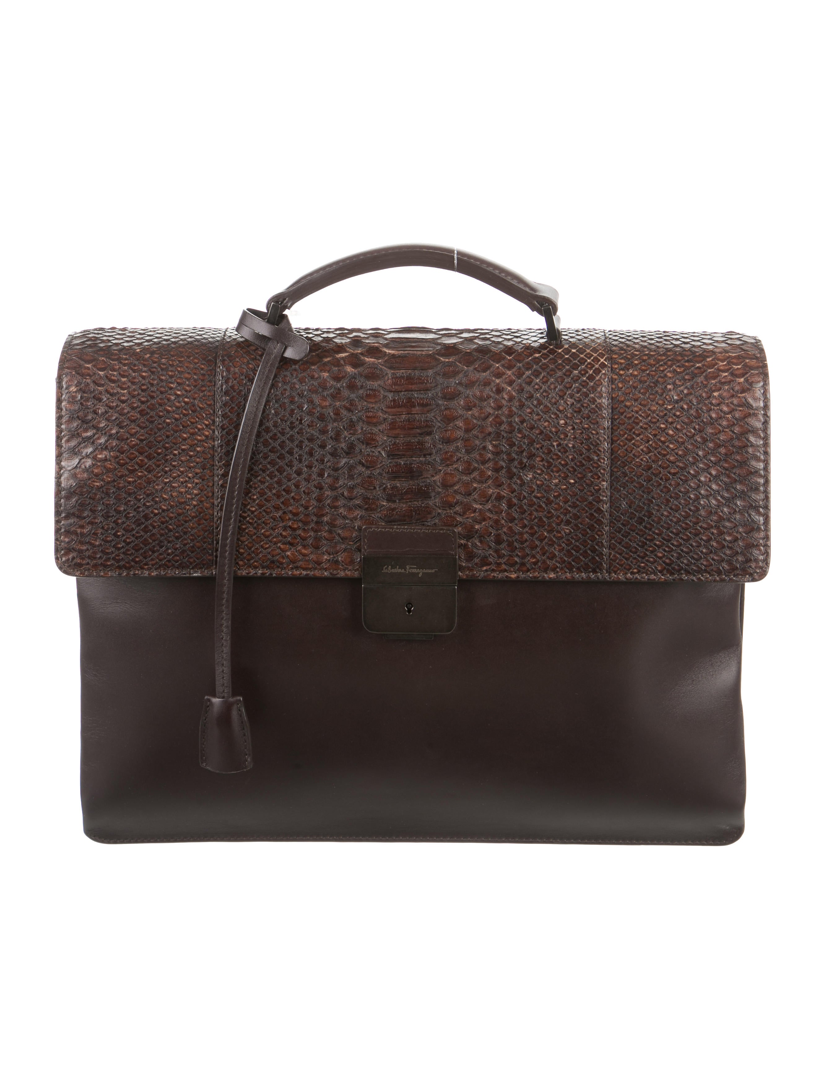 black leather envelope
