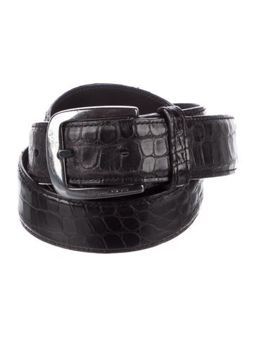 Salvatore Ferragamo Belts Crocodile Waist Belt S