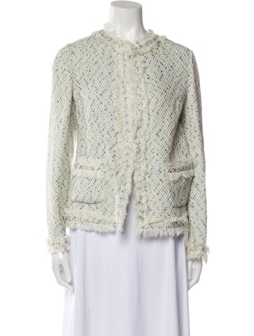 Salvatore Ferragamo Jackets Tweed Pattern Evening Jacket Us6, It42 | M