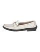 Salvatore Ferragamo Leather Whipstitch Trim Loafers
